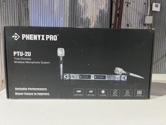 Phenyx Pro Wireless Microphone System, True Diversity Dual Cordless Mic Set, …