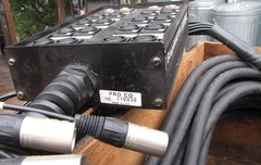 Pro Co StageMASTER Snake 16×4 100 ft & 25′ cables for Bal Peavey Power Amp Conn