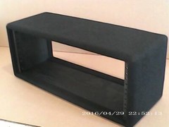 Custom Pearson 4 space simple rack Black…… only 6″ deep !