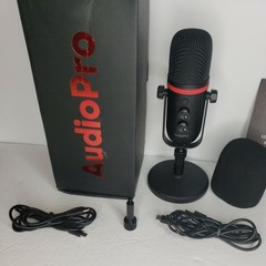 USB Microphone – AUDIOPRO Computer Condenser Gaming Mic for PC/Laptop/Phone/PS4/