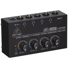 Behringer HA-400 Ultra Compact 4-Channel Stereo Headphone Amplifier