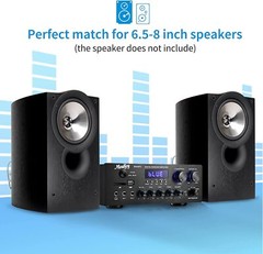 Moukey MAMP1 400W Audio Power Amplifier 2 Channel Amp Stereo Receiver Bluetooth