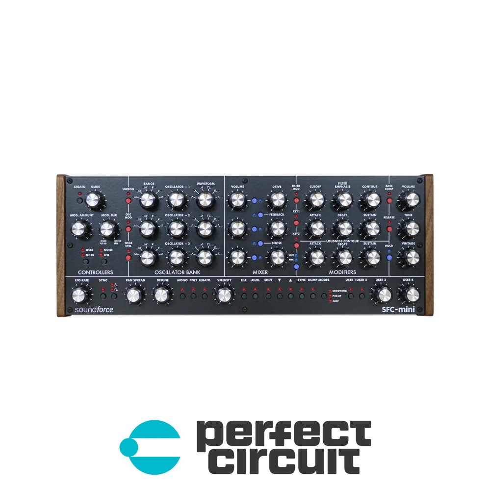 Soundforce SFC-Mini V4 Minimoog MIDI DAW CONTROLLER – NEW – PERFECT CIRCUIT