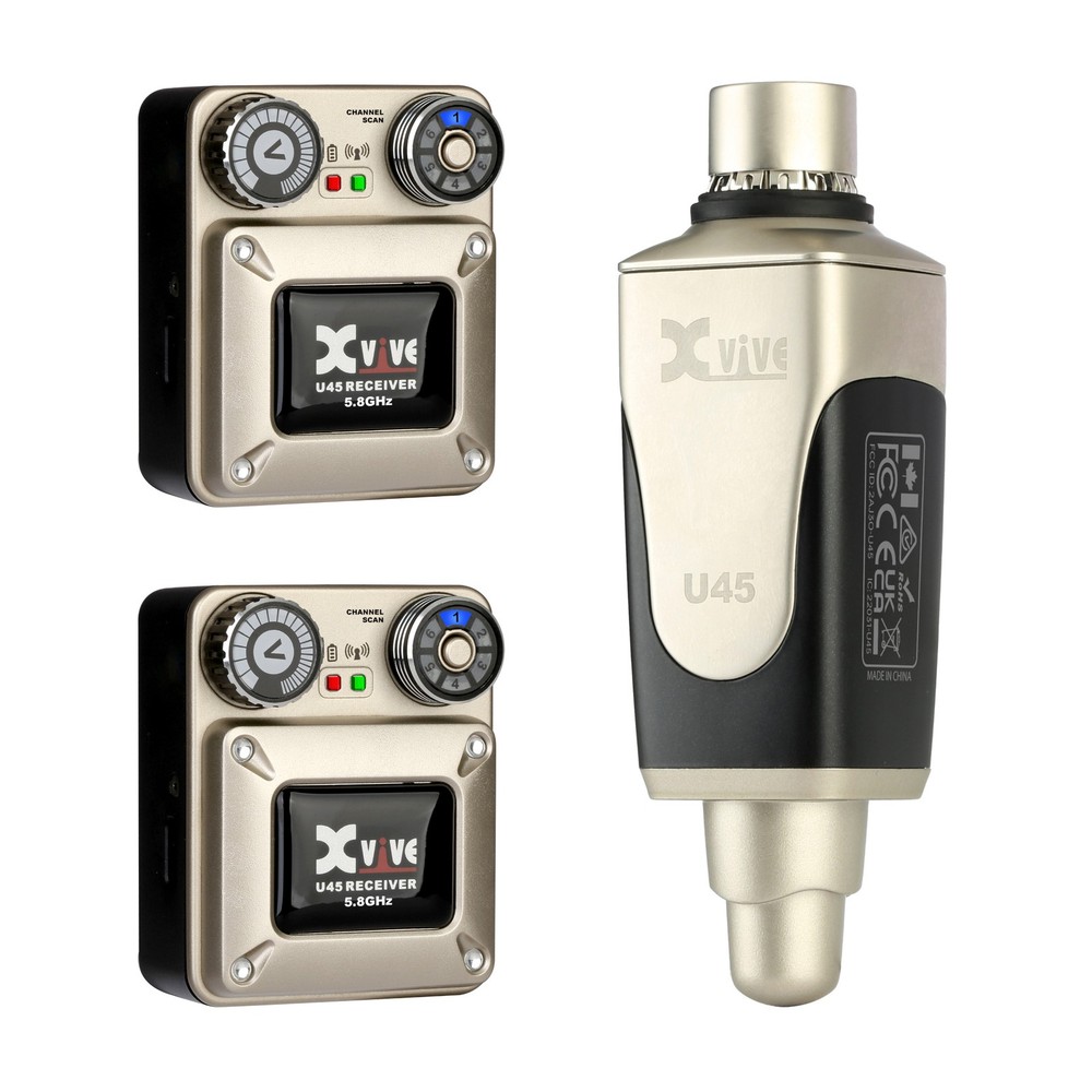 X-VIVE U45 In-Ear Wireless System Bundle 2R, 5.8 GHz