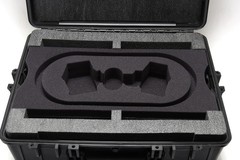 24″ x 19″ x 10″ Black Hard Case w/ Latches