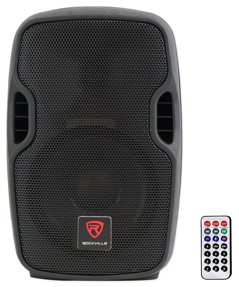 Rockville BPA8 8″ Professional Powered Active 300w DJ PA Speaker w Bluetooth