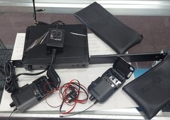 SHURE PSM300 IN EAR SYSTEM WITH 2 P3R BODYPACKS AND 1 BETRON IN EAR J13