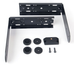 QSC K8.2 Yoke Powder coated steel yoke for mounting the K8.2 vertically or horiz