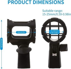 Microphone Shock Mount Holder Clip Mic Anti-Vibration for Condenser Mic New
