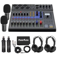 Zoom LiveTrak L-8 Portable 8-Channel Digital Mixer & Multitrack Recorder + Acc.