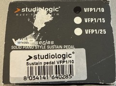 Studiologic VFP Series VFP-1/10 Single Piano-Style Sustain Pedal Made in Italy