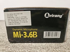 Maseco Arirang Dynamic Microphone Mi-3.6B Professional Microphone Brand New