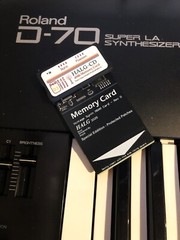Roland D70 Memory Card PKN-01 with 1408 Patches + Original Patches + 4 x 256MRAM