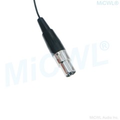 L322 Very Mini Lavalier Lapel Microphone For Shure Wireless BodyPack TA4F 4Pin