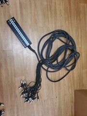 proco stagemaster 24×4 Stage Fan/box 20′, 3 additional Snakes