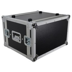 PROX 6 Space Effects Shockmount Rack Case rail to rail 14″ deep