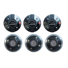 6Pcs 25MM Screw-on Audio Speaker Driver Horn 1000W Tweeters Titanium PA Drivers