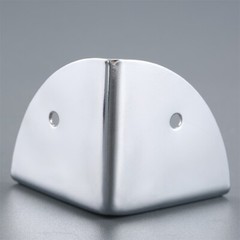 4Pcs Corner Protector Metal Silver 38MM for Tool Box Luggage Corner Guard Bumper