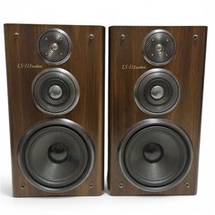 KENWOOD LS-11EX Excellent Bookshelf Speakers Pair Brown