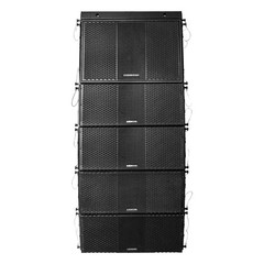 Sound Town Powered Line Array Set 18“ Sub 4x 2×10″ Speakers ZS-118SPW210BPWX4