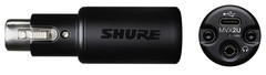 Shure MVX2U Digital Audio Interface XLR-to-USB with +60dB Gain & Phantom Power