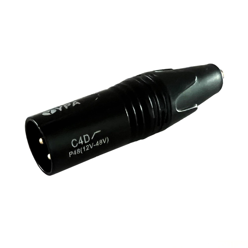 YPA C4D connects DPA microphones Adapter for MicroDot to XLR Low Cut