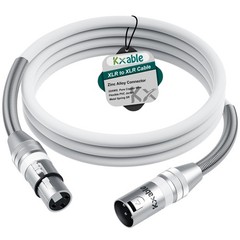 XLR Microphone Cable 6 FT, XLR Male to Female Balanced Mic Cable, 3Pin Shield…