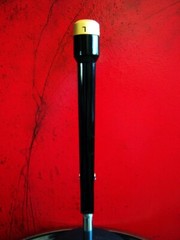 Vintage 1960s Calectro Q4-154 Dynamic microphone w cable Olson Lafayette # 2