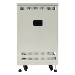 15U Component Rack Cabinet DJ Equipment Cabinet for Audio Video w/ Feet&Wheels