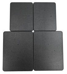 (2) 8” Black Bookshelf Speaker Stands For Pair Klipsch RB-81 Bookshelf Speakers