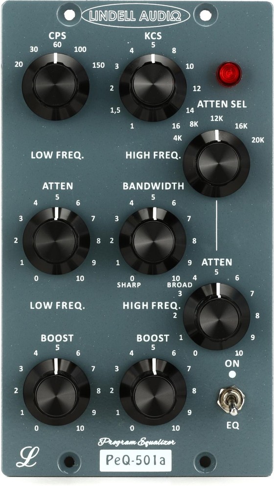 Lindell Audio PEQ-501a 500 Series Retro 2-band Program Equalizer