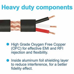 HQRP 3-Pin XLR Female 3-Pin XLR Male Cable for Sound Devices 302 552 633 688 788