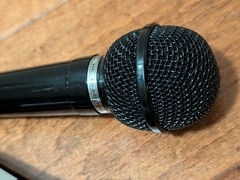 Lot of 2 Microphones EX-242 WMS-20 Japan & Uni-Directional Dynamic 600 DM-30