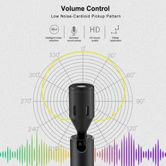 Smartphone Microphone Plastic Metal 90 Degree Adjustable Noise Reduction