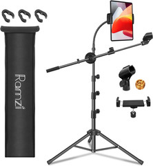Ramzi Mic Stand,6 in 1 Microphone Stand Floor Boom Mic Stand, Support Boom Goose