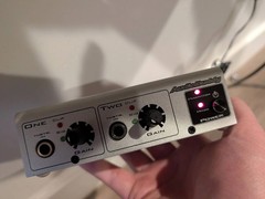 M-Audio Audio Buddy Dual Mic & Instrument Preamp Direct Box DI with Power Supply