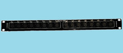 Mamba 16 ch Analog Mic Splitter [XLR F – Passive] on 4 DB25s [Tascam Analog]