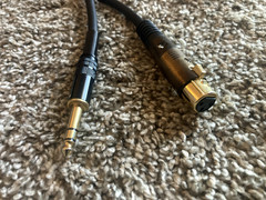 Monoprice XLR Female to 1/4in TRS Male Audio Cable – 1.5 Feet, Gold Plated