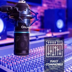 PodPak Podcast Equipment Bundle with XLR Condenser Microphone, Articulating S…