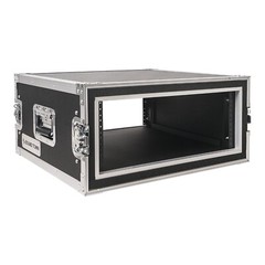 Sound Town Shock Mount 4U Plywood Rack Case w/ 21″ Rackable Depth (STRC-SP4U)