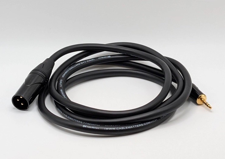 Cable Matters 3.5 mm Stereo to XLR Male to Male Cable – 6 Feet