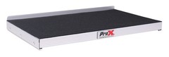 Pro X T-12MRSS 12U x 10U Slant Combo DJ / Mixer Rack Case + Sliding Laptop Shelf