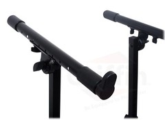Double Piano Keyboard Stand – 2Tier Studio Stage Mixer Laptop Mount DJ Turntable