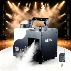 600W Portable Haze Fog Machine, DMX & Remote Control Stage Fogger with 1L…