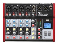 6 Channels Mixer with MP3, Bluetooth, Recording, USB ( Free Ship in all USA )