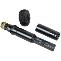 Wireless Microphone System UHF 8 Channel Pro Audio 4 Handheld 4 Headset Lavalier