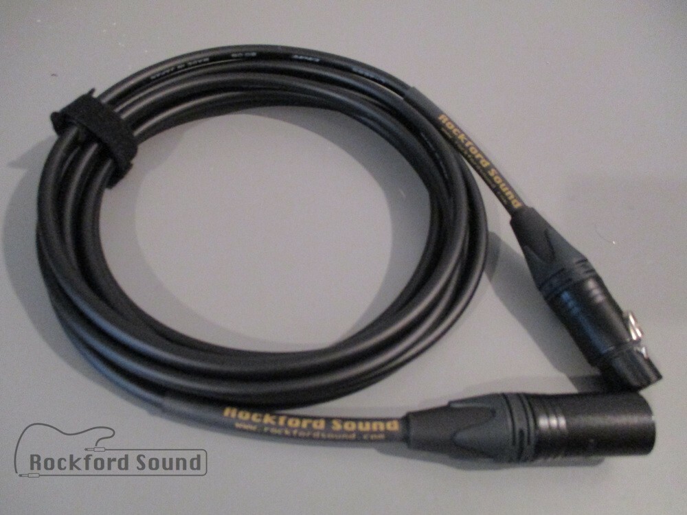 Canare L-4E6S Star Quad | 3.5 FT | Gold Male XLR to Female XLR Mic Cable