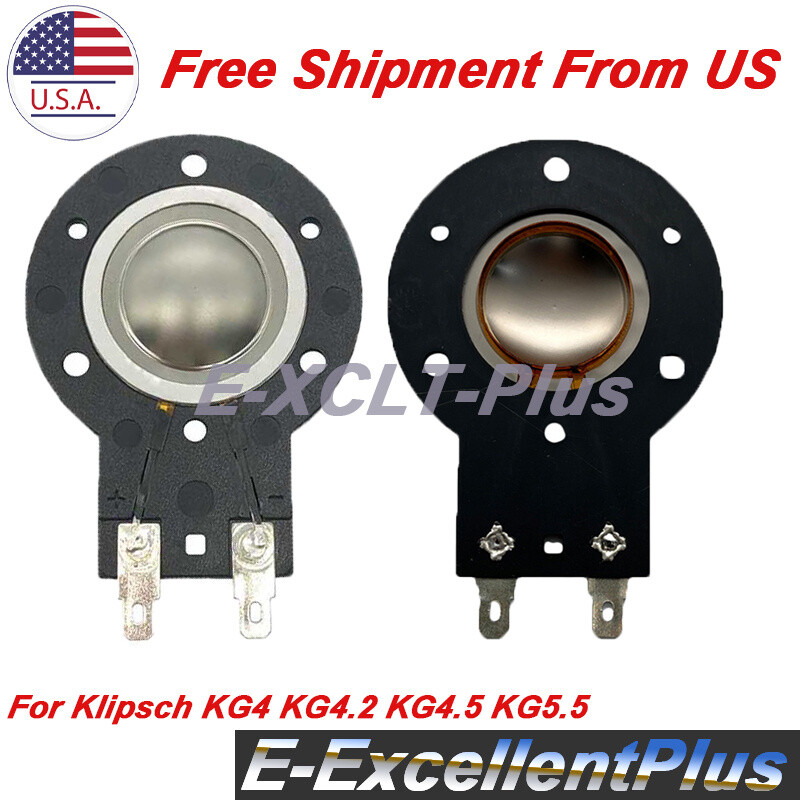 2PCS Titanium Diaphragm For Klipsch K-72 K-74 K-75 K-76 K88 KG2 KG3 KG4 KG5 8Ω