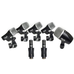 CAD STAGE7 7-Piece Microphone Drum Pack with Carry Case