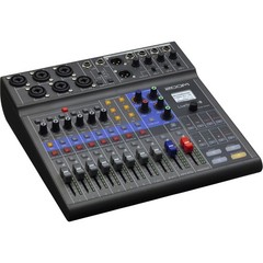 Zoom LiveTrak L6max 12-Channel Portable Digital Mixer and Recorder, Black